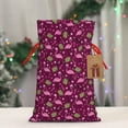 thumbnail image 5 of Naloa Festive Flamingos Drawstring Christmas Bags, 3D Xmas Gift Bags, Christmas Wrapping Bags, Xmas Goodie Bags, Treat Pouch Bags, Party Favor Bags-Small, 5 of 9