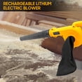 thumbnail image 4 of 21V Rechargeable Lithium Electric Blower 3000mAh Lithium Cordless Leaf Blower Large Power Industrial Small Dust Blowing Machine for Snow Leaf Cleaning, 4 of 8
