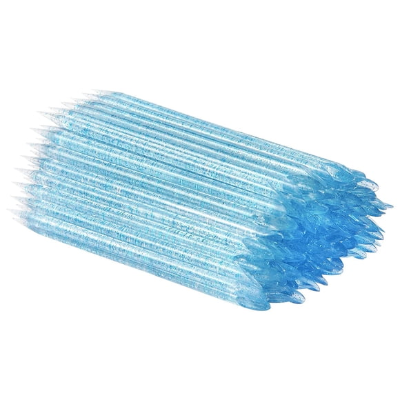 10 Pcs Bâton à Ongles Jetable Poussoir à Cuticules en Vrac, Bâtons de Soin des Ongles, Bâton de Manucure et Pédicure pour Ongles, Nettoyage Bâton à Cuticules (Rose)-Bleu