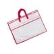 thumbnail image 4 of Organizador de armario, organizador de ropa, 27,6 x 19,7 pulgadas, bolsa para guardar edredones, mantas, colchas, almohadas, juguetes y sábanas. borde rojo, 4 of 8