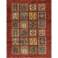 thumbnail image 1 of Ahgly Company Indoor Rectangle Abstract Red Abstract Area Rugs, 8' x 12', 1 of 6