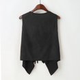 thumbnail image 7 of TIANZEN Fringe Vest Women Suede Open-Front Vest Sleeveless 70s Hippie Clothes Boho Western Jacket Womens Light Jacket Button down Jackets Zip Sweaters for Women, 7 of 7