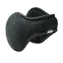 Degrees By 180s Mens Black Fleece Ear Warmers