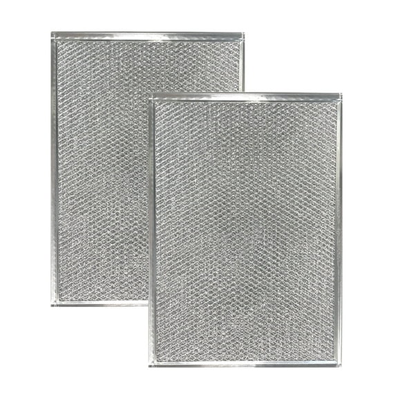 Air Filter Factory Replacement for WB2X8476 GE Range Hood Aluminum Grease Filters 2 Pack