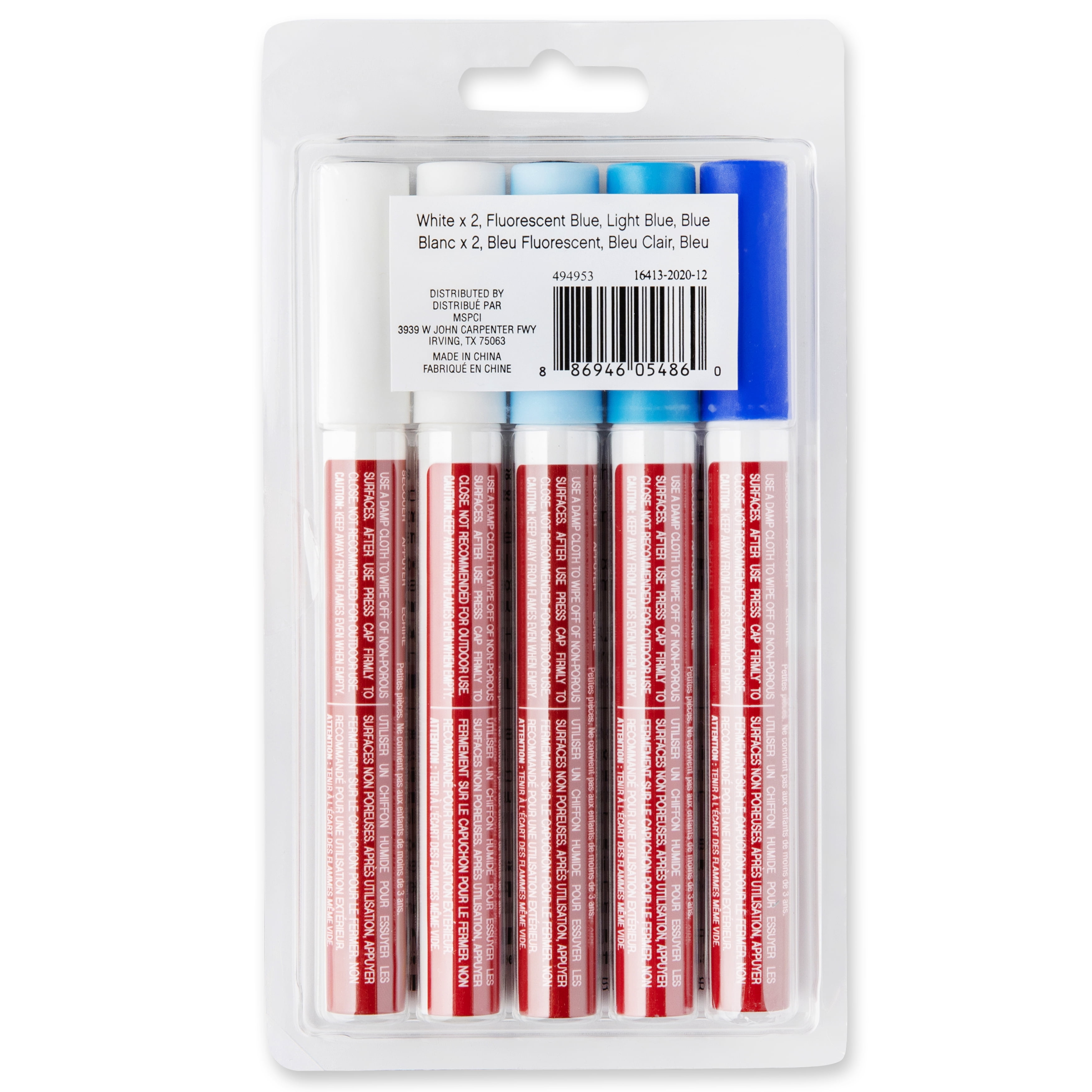 Gradient Blues Chalk Marker Set By Craft Smart®