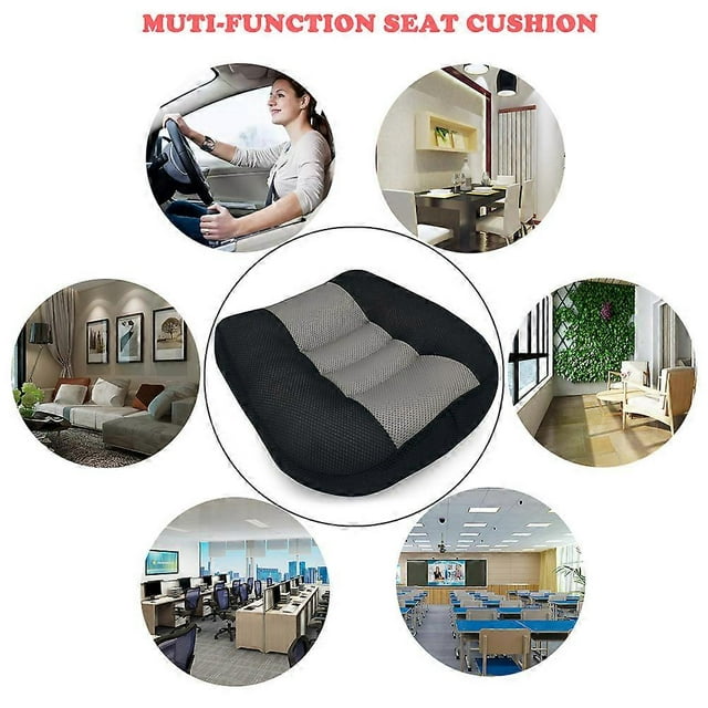 Car Booster Seat Cushion Breathable Height Boost Mat Portable Mesh Car Seat Pad for Car Office Home