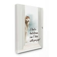 thumbnail image 2 of Stupell Industries Dog Nightmare Quote Funny Pet Parents Phrase Canvas Wall Art Design by Ziwei Li, 16" x 20", 2 of 5