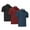 Black, Burgundy, Navy, variant on Mio Marino Men's Designer Golf Polo Shirt-3 Pack