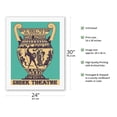 thumbnail image 2 of Ruth St. Denis & Ted Shawn - Dance Pagent of Egypt Greece India - Greek Theatre - Vintage Dance Poster c.1916 - Fine Art Rolled Canvas Print 20in x 26in, 2 of 4