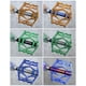 thumbnail image 5 of 1 par de pedales planos antideslizantes para bicicleta de montaña y carretera, de aleación de aluminio CNC, con 3 rodamientos sellados, accesorios para ciclismo de montaña, color azul y rojo, 5 of 5