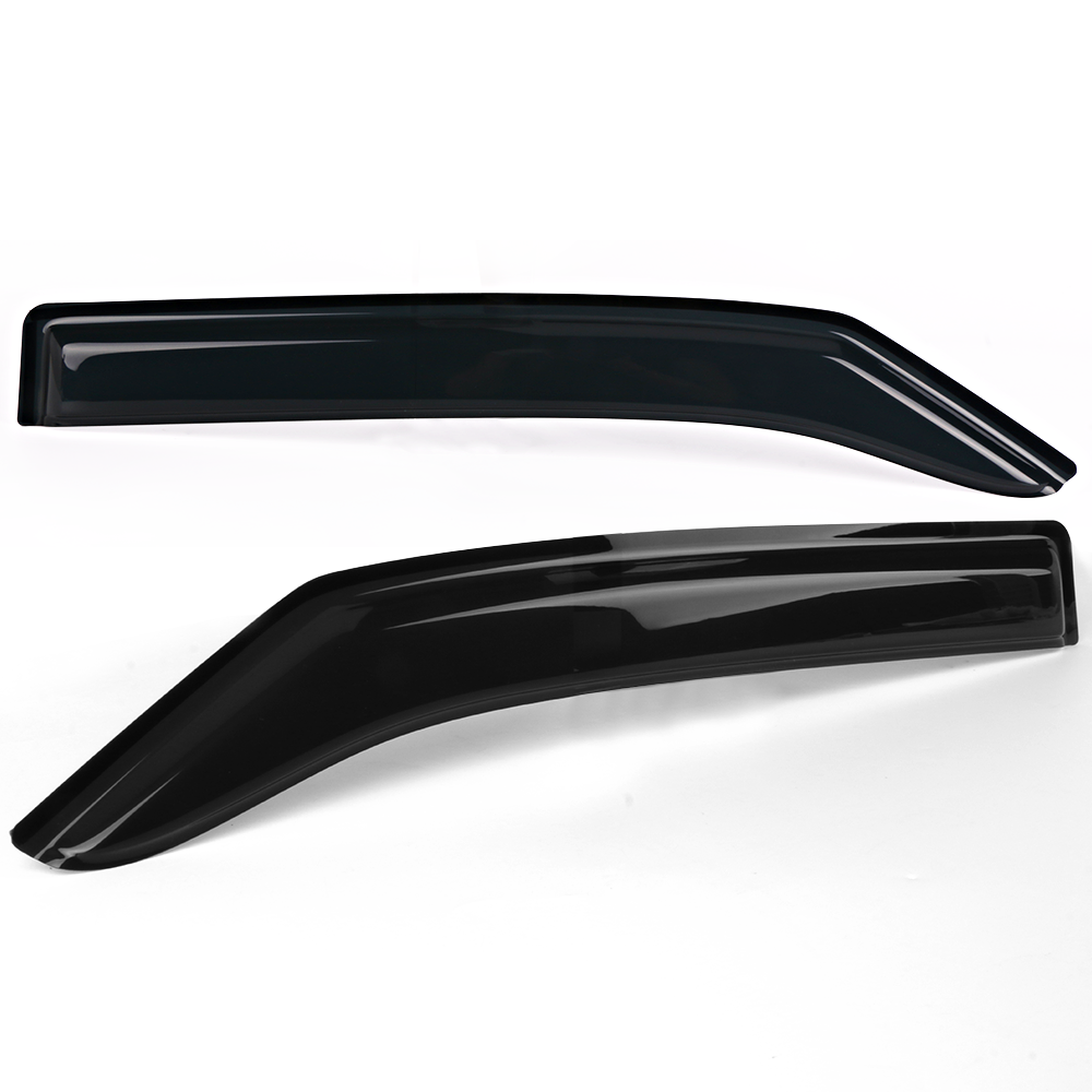 Ikon Motorsports Compatible with 15-17 Toyota Camry Sedan Acrylic Window Visors Vent Windshield Deflector Rain Guard 4Pc Set Outside Mount 2015 2016 2017