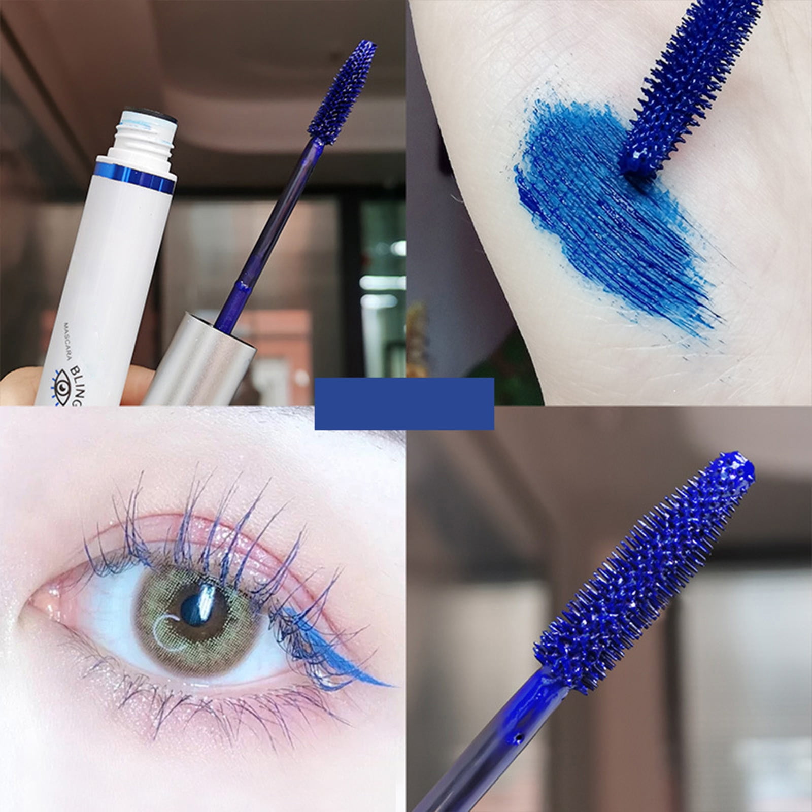 Priming Cream Anti Halo Dye Long Lasting Slim Curly Colorful Blue Eye Black  Mascara - China Mascara and Cosmetics price