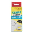 thumbnail image 3 of Trodat Stamp 'N Stick Refill Kit - Black Ink Cartridge, Durable Stickers and Iron-on Fleece, 3 of 5