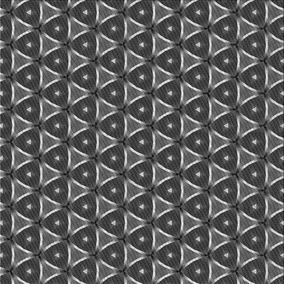 Ahgly Company Indoor Square Patterned Battleship Gray Area Rugs, 7' Square