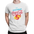 thumbnail image 2 of Officially Licensed Coca Cola Vintage Ice Cold Coke 5¢ Men's T-shirt, 2 of 3