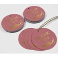 thumbnail image 4 of Inkdotpot Pack Of 100 Real Gold Foil Paper Tags Thank You Bridal Shower-Baby Shower-Retirement-Wedding-Birthday Favor Hang Tags, 4 of 7