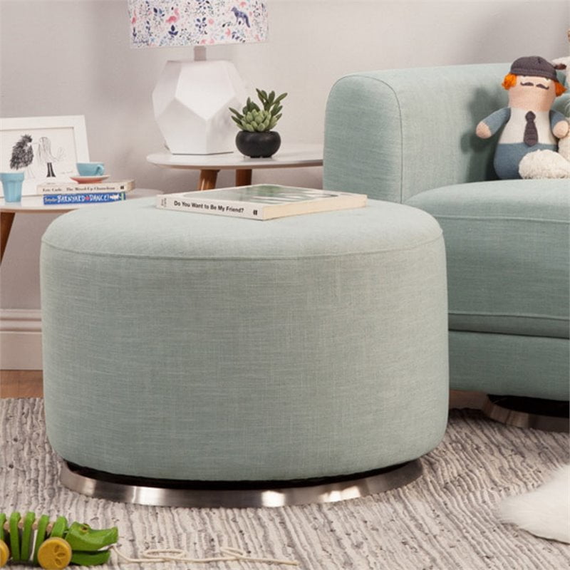 babyletto tuba glider seafoam
