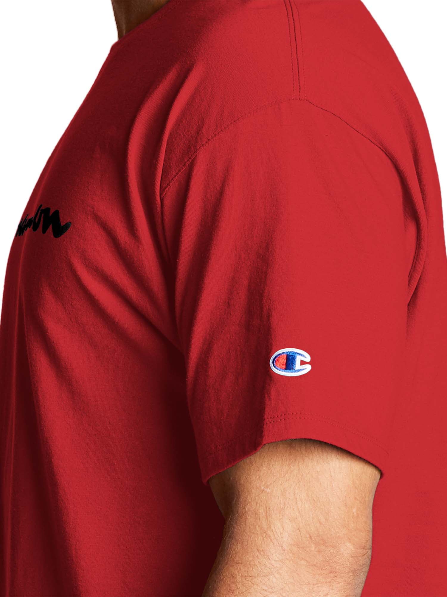 Champion Men's and Big Men's Script Logo Classic Jersey Graphic Tee Shirt, Sizes S-2XL