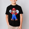 thumbnail image 6 of Super Mario T-Shirts for Boys Girls, Kids 3D Print Short Sleeve, Unisex Crew Neck Tee Shirts for Youth, 6 of 9