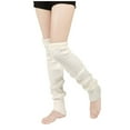 thumbnail image 4 of Kaemgyyd Leg Warmers for Ribbed Knit over the Knee Leg Warmers Long Winter Soft Thick Thigh High Footless Socks for Women, 4 of 6