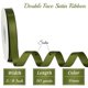 thumbnail image 2 of Cinta decorativa DINDOSAL, satinada, color verde musgo, 1,6 cm x 46 m, 2 of 9