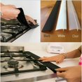 thumbnail image 2 of 2PCS Flexible Stove Counter Gap Cover Silicone Rubber Kitchen Oil-gas Slit Filler Heat Resistant Mat Oil Dust Water Seal (25 inch, Transparent), 2 of 3