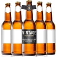 thumbnail image 1 of 100 Sets Blank Beer Bottle Label Stickers, Waterproof and Tear Resistant Beer Labels for Laser and Inkjet Printers, Adhesive Beer Bottle Stickers for Personalizing, 4 Sets Per Sheet, 25 Sheets, White, 1 of 7