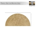 thumbnail image 3 of HOME WEAVERS Waterford Collection Cotton Slice Rug, 17" x 30", Linen, 3 of 9