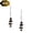 Brown-2PC, variant on PEIBang Christmas Bells for Door Knob,Door Hanger Wind Chimes,Vintage Hanging Bells for Home Garden Decoration