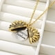 thumbnail image 4 of You Are My Sunshine - Collar de girasol con medallón abierto, joyería bohemia, regalos de amistad (oro) brillar Electrónica, 4 of 4