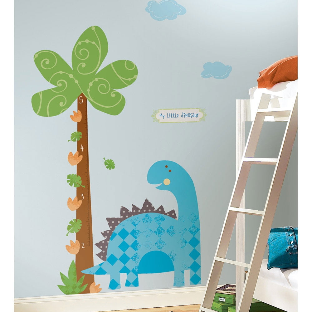 Roommates Babysaurus Dinosaur Themed Giant XL Wall Decal Sticker Growth Chart 