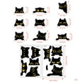 thumbnail image 3 of Ramiter Nine Black Cats Switch Stickers Wall Stickers Fun Stickers Cute Cat Expression Stickers Switch Decorative Stickers Self Adhesive, 3 of 5