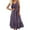 Purple, variant on cocolona Womens Summer Linen Dress Sleeveless Crew Neck Pleated Flowy Midi Dress Beach Vacation Casual Sundress