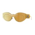 thumbnail image 6 of VERSACE VE2276 10027P Brown Mirror Gold Brown Mir Gold 44 mm Women's Sunglasses, 6 of 7