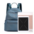thumbnail image 3 of Bolso de hombro escolar de nailon resistente al agua, mochila informal para mujer (azul claro), 3 of 9