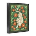 thumbnail image 2 of Stupell Industries Eclectic Eclectic Tiger & Hibiscus Black Framed Giclee Art, 11 x 14, by Karolina Sato, 2 of 8