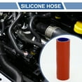 thumbnail image 2 of Unique Bargains 1 Set 32mm/1.26" ID 127mm/5" Length 0 Degree Red Blue Car Silicone Hose with Clamps Coolant Hose Universal, 2 of 7
