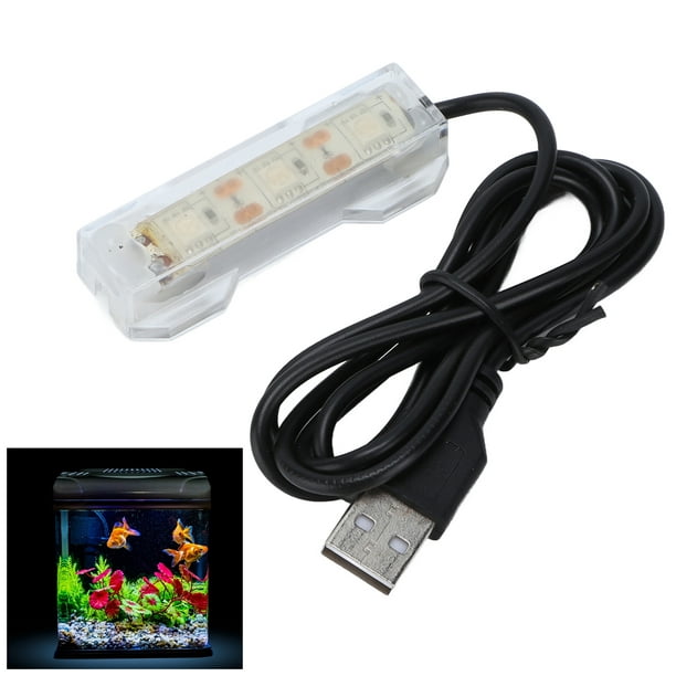 Lampe LED Aqurium, Lumière LED Pour Aquarium, Facile à Transporter Léger  Pour L'éclairage Intérieur De L'aquarium De Décoration 