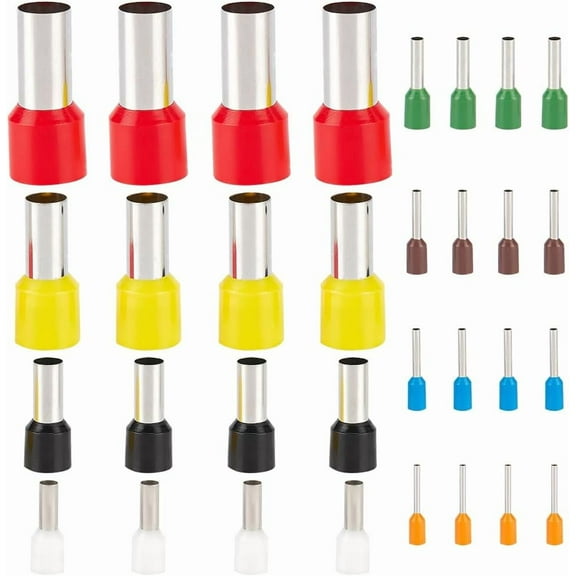 1 box 5 sets Plastic & Stainless Steel Clay Round Hole Cutter for DIY Clay Molds Making Mixed color 1.6~34.5x0.3~1.6cm 8pcs/set