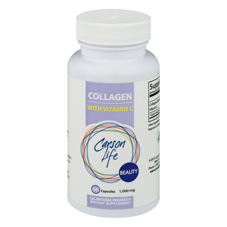 Carson Life Collagen with Vitamin C Capsules, 60.0