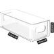 thumbnail image 2 of Juego de 4 organizadores para frigorífico, caja de almacenamiento apilable, pequeños contenedores organizadores para frigorífico con asas para cocina, congelador y despensa, 2 of 4