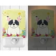 thumbnail image 2 of Caroline's Treasures BB6011CNL Easter Eggs French Bulldog Piebald Ceramic Night Light, 6x4x3", multicolor, 2 of 2