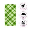 thumbnail image 3 of Bias check texture fashion pattern Bath Towel Absorbent Soft Decoration Hand Tower Multiuses for Bathroom Hotel Gym Spa Beach 30 x 15 inch, 3 of 6