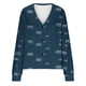 thumbnail image 4 of Puntoco Chaqueta De Punto Informal Con Botones Y Estampado De Otoño E Invierno Para Mujer, Abrigo De Felpa, 4 of 4