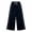 Black, variant on Uniform Pants For Girls Solid Color Splice Trousers For Kids Sports Bottoms Casual Loose Fit Athletic Pants Size 11-12T