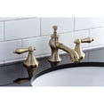thumbnail image 4 of Kingston Brass KC7061AL Vintage 8" Widespread Bathroom Faucet, Polished Chrome, 4 of 7