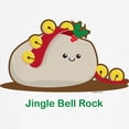 thumbnail image 3 of CafePress - Jingle Bell Rock T Shirt - 100% Cotton Ringed T-Shirt, 3 of 4