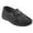 Black, variant on Boys Casual Slip-On Loafers with Metal Accent - Black BK, 4