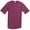 Maroon, variant on 580A Two-Button Baseball Jersey - Silver, Large