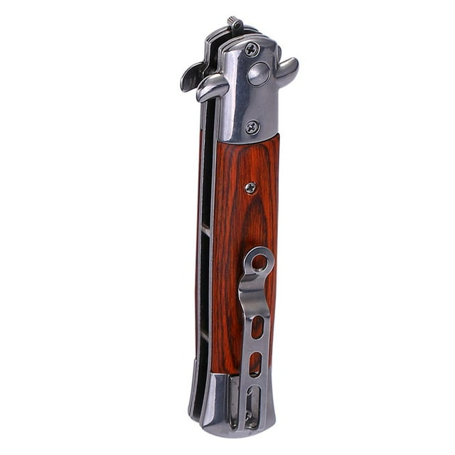Herwey 4 Colors Switchblade Spring Folding Knife Push Button Pocket Comb Oil Hair Styling , Spring Comb, Pocket Comb